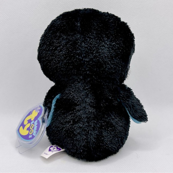 Ty Beanie Boos Collection RETIRED Waddles the Black Penguin Plush - Picture 4 of 6